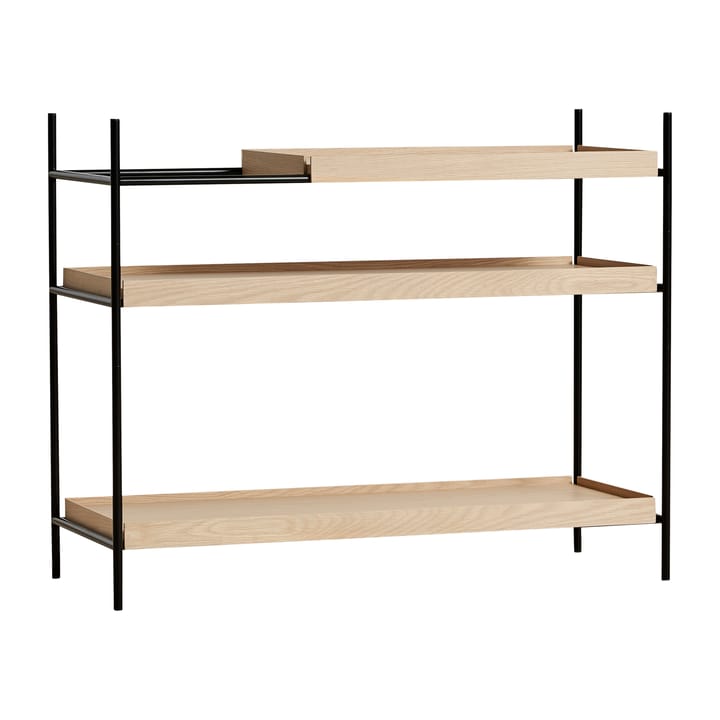 Tray rek laag eikenhout, 80x100 cm - Style 1 - Woud