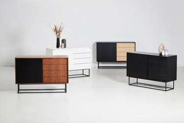 Virka bijzettafel, hoog 120 cm - Zwart - eikenhout - Woud
