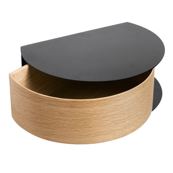 Wallie plank, zwart, eiken Woud