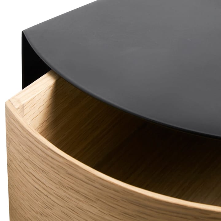 Wallie plank, zwart, eiken Woud