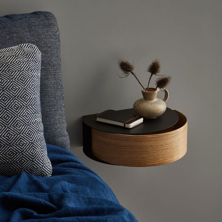 Wallie plank, zwart, eiken Woud