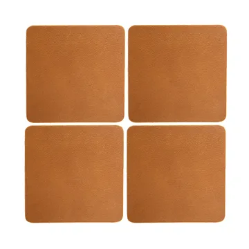 Cuba glasonderzetters 4-pack - Camel - Xapron