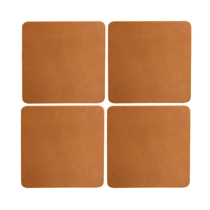 Cuba glasonderzetters 4-pack - Camel - Xapron