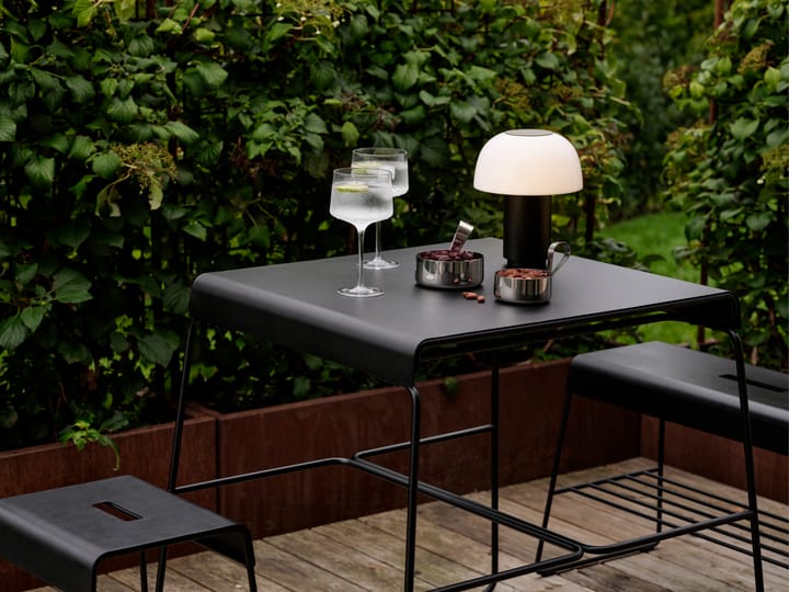 A-bench outdoor bank met plank 45 cm - Black - Zone Denmark