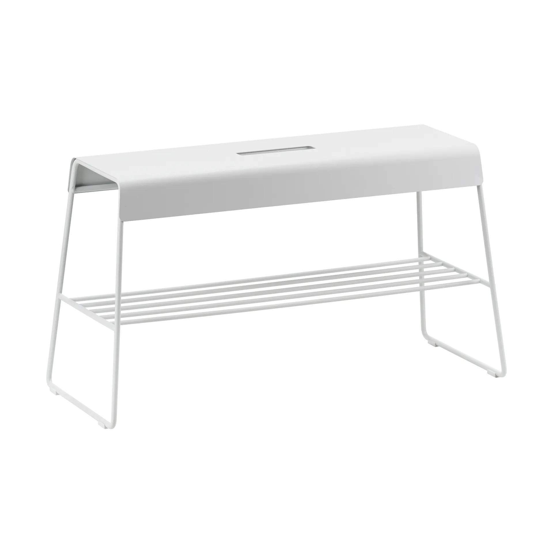 A-bench outdoor bank met plank 45 cm, Soft Grey Zone Denmark