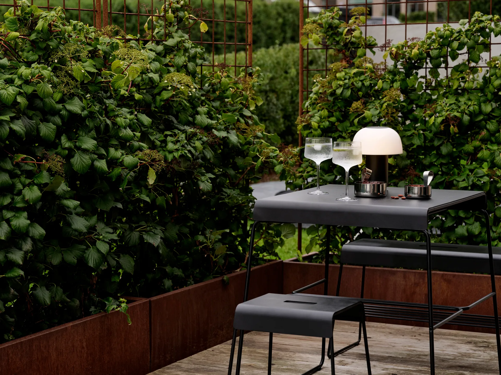 A-café table outdoor tafel, Black Zone Denmark