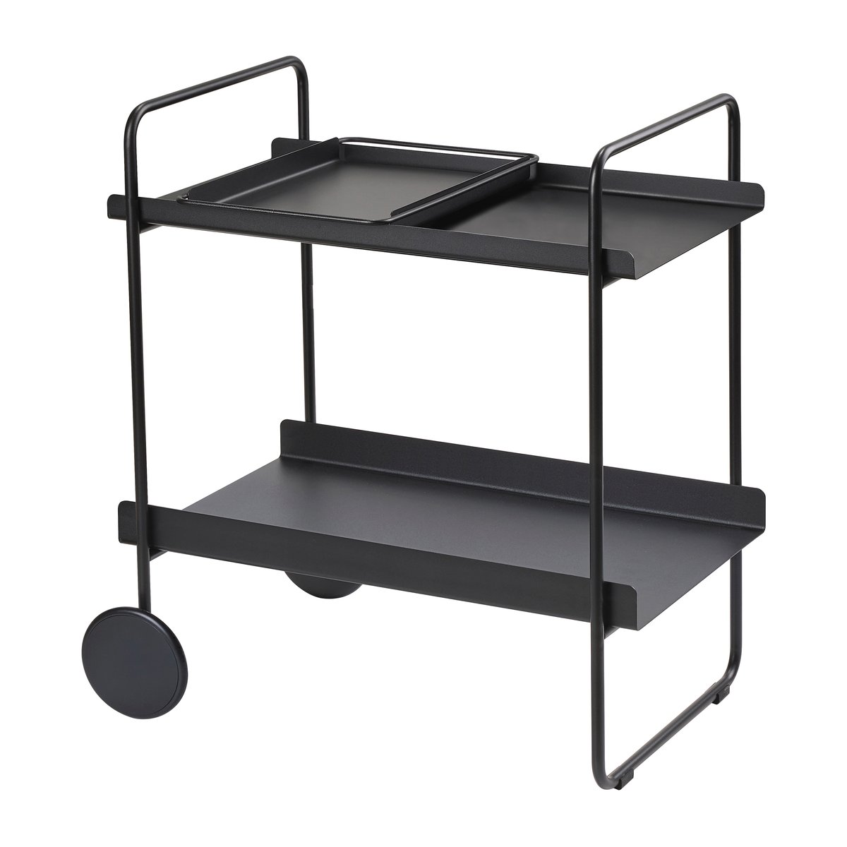 Zone Denmark A-Cocktail serveertrolley Black | Scandinavisch Interieur | Serveerwagens | Zwart