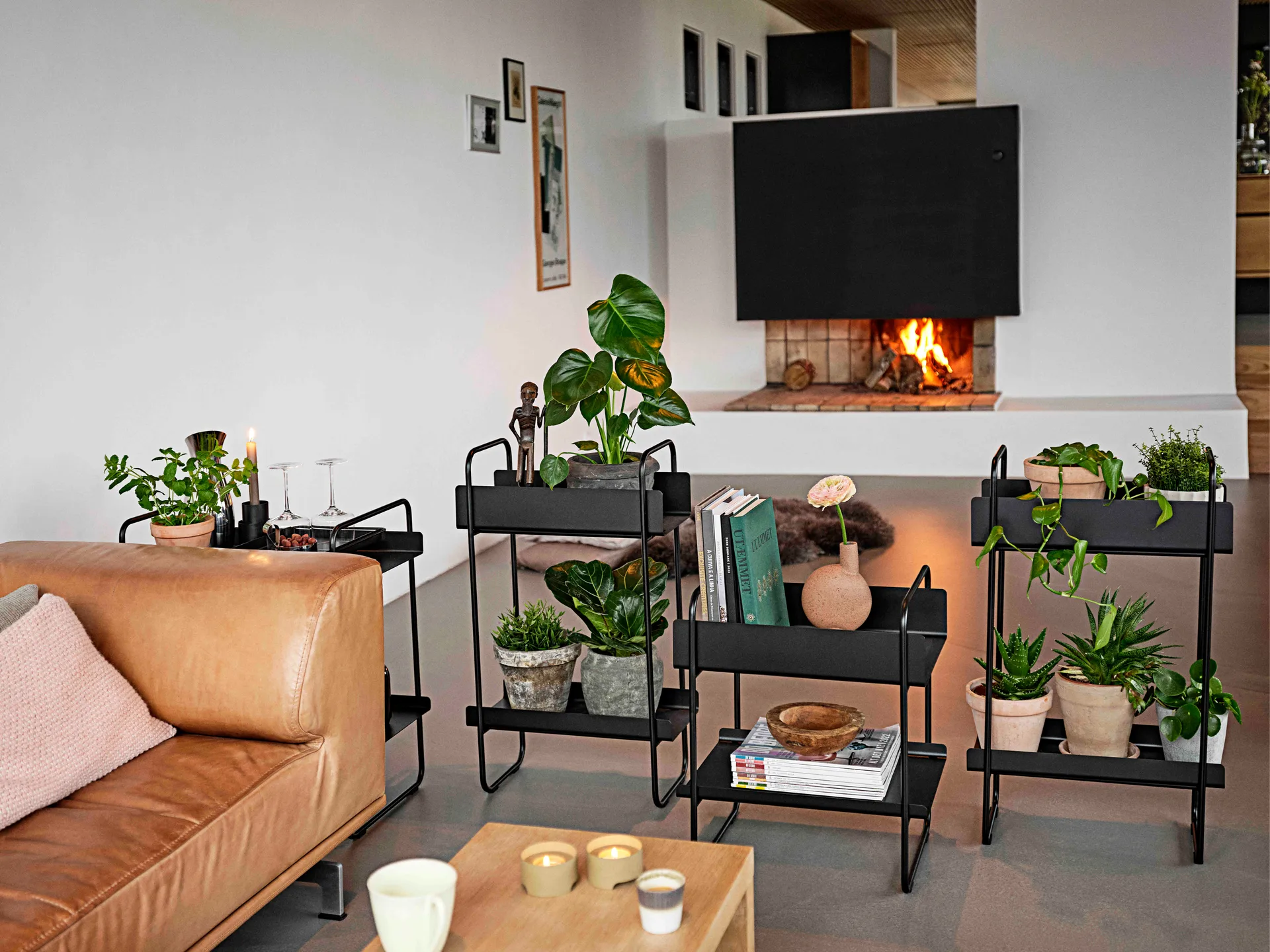 A-Console Table consoletafel 48x24,2x77,7 cm, Black Zone Denmark