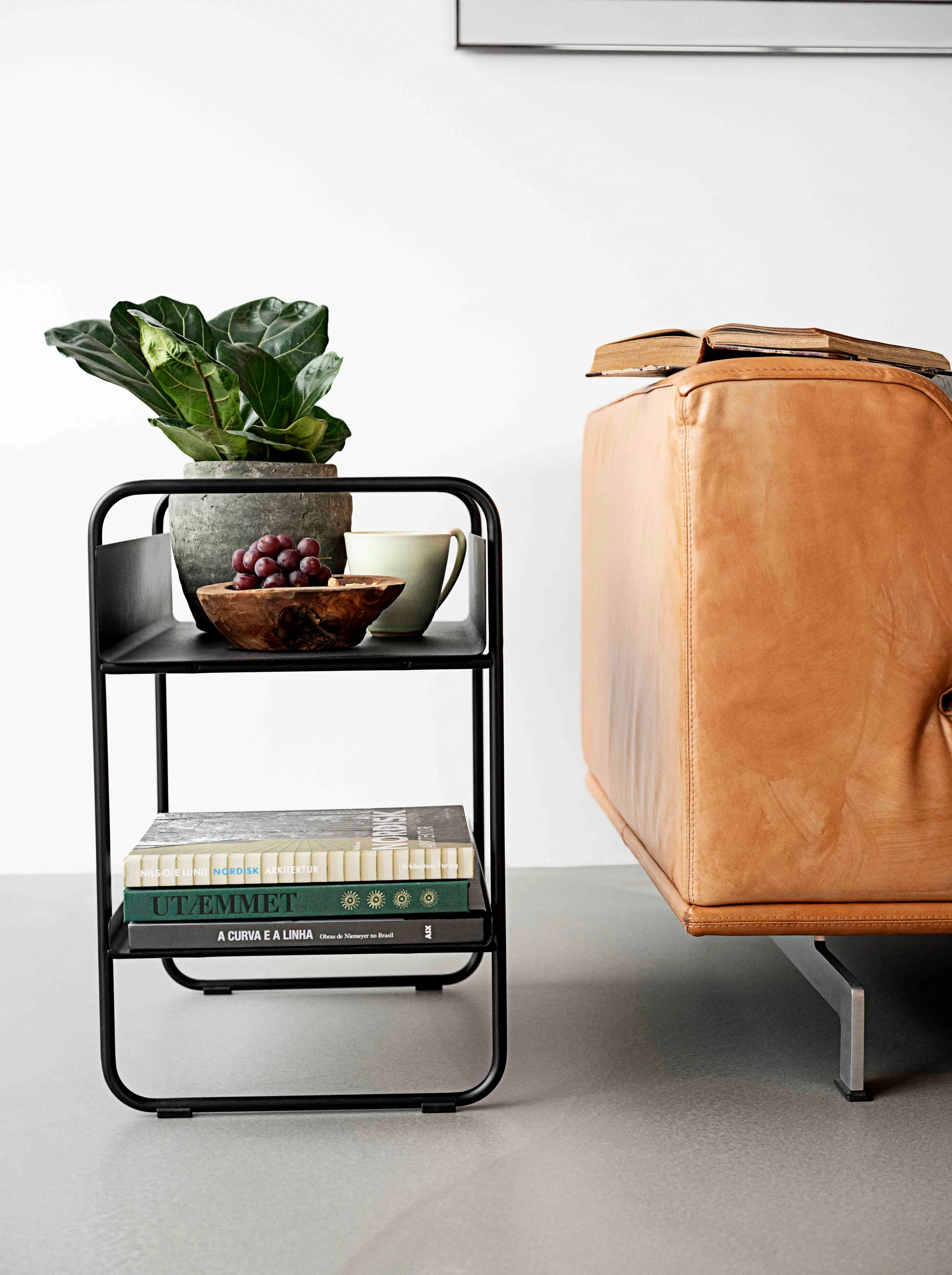 A-Console Table consoletafel 48x35,6x55,5 cm, Soft grey Zone Denmark