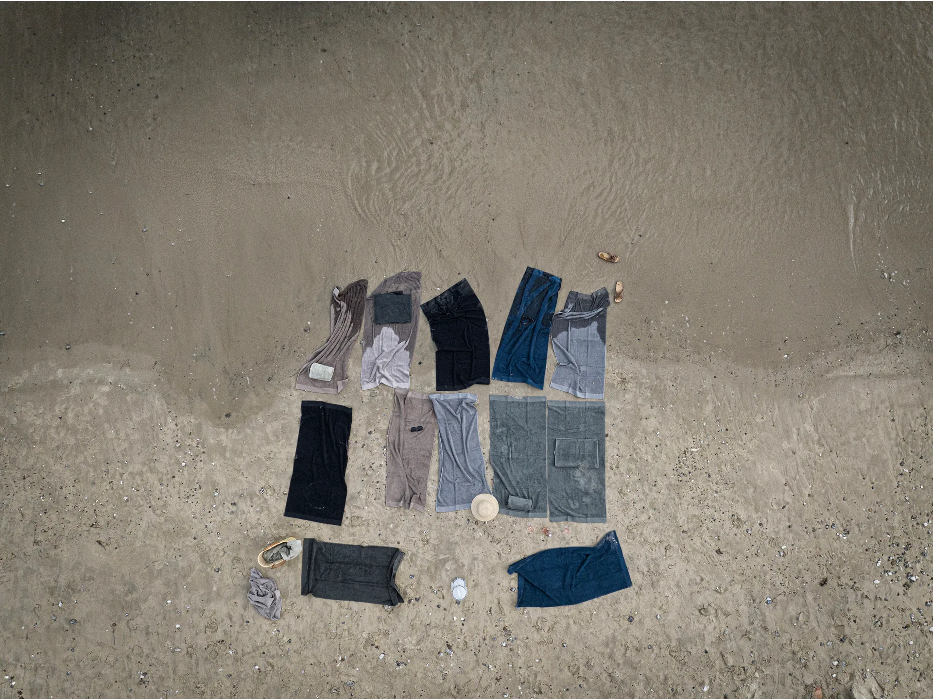 Classic badhanddoek 70x140 cm, Olive green Zone Denmark