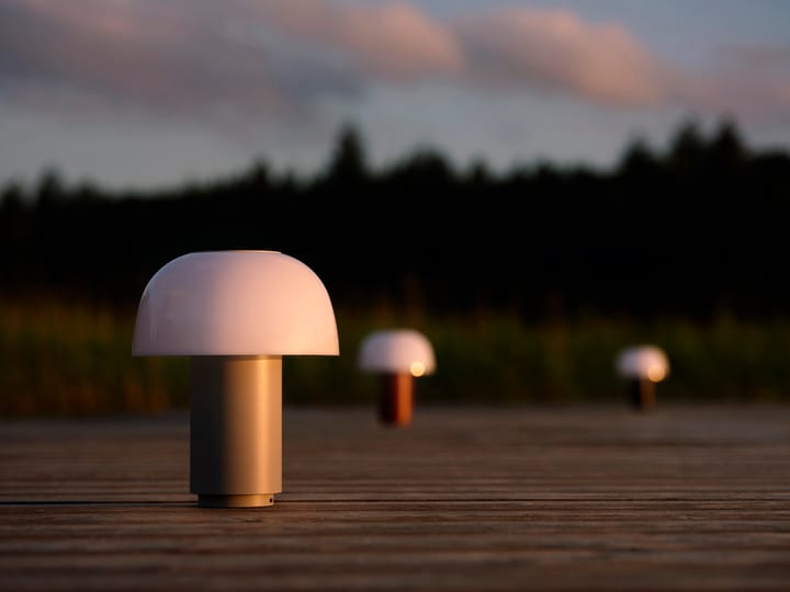Harvest Moon tafellamp draagbaar 22 cm, Warm grey Zone Denmark