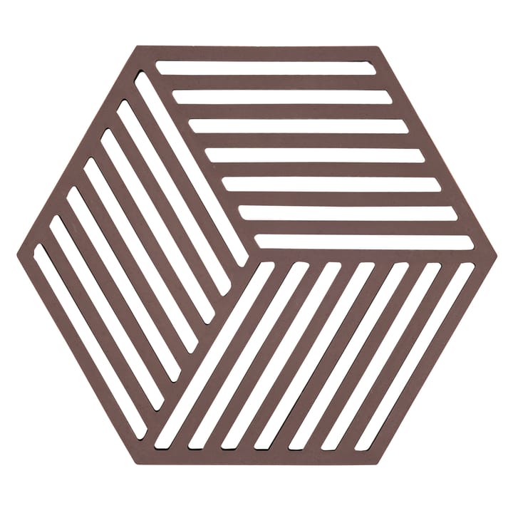 Hexagon onderzetter (pannen) - Chocolate - Zone Denmark