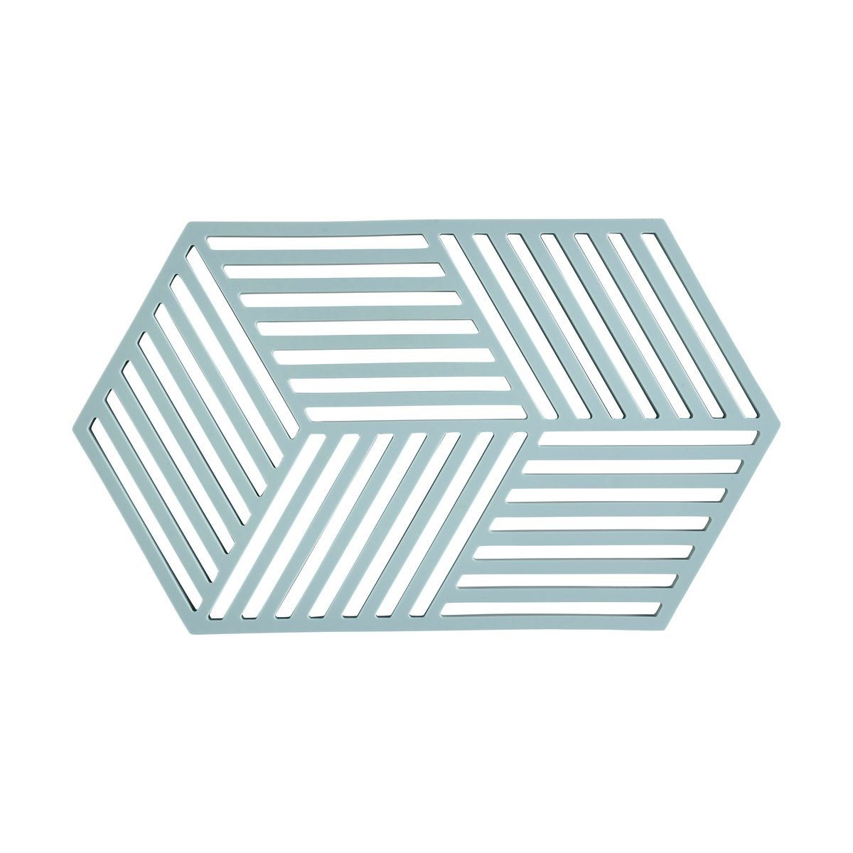 Zone Denmark Hexagon pannenonderzetter groot Fog blue