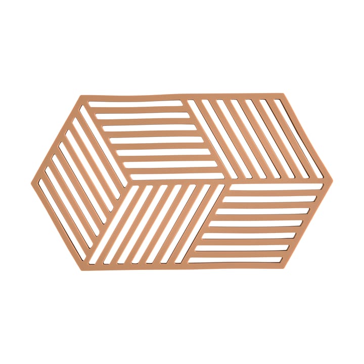 Hexagon pannenonderzetter groot - Light Terracotta - Zone Denmark