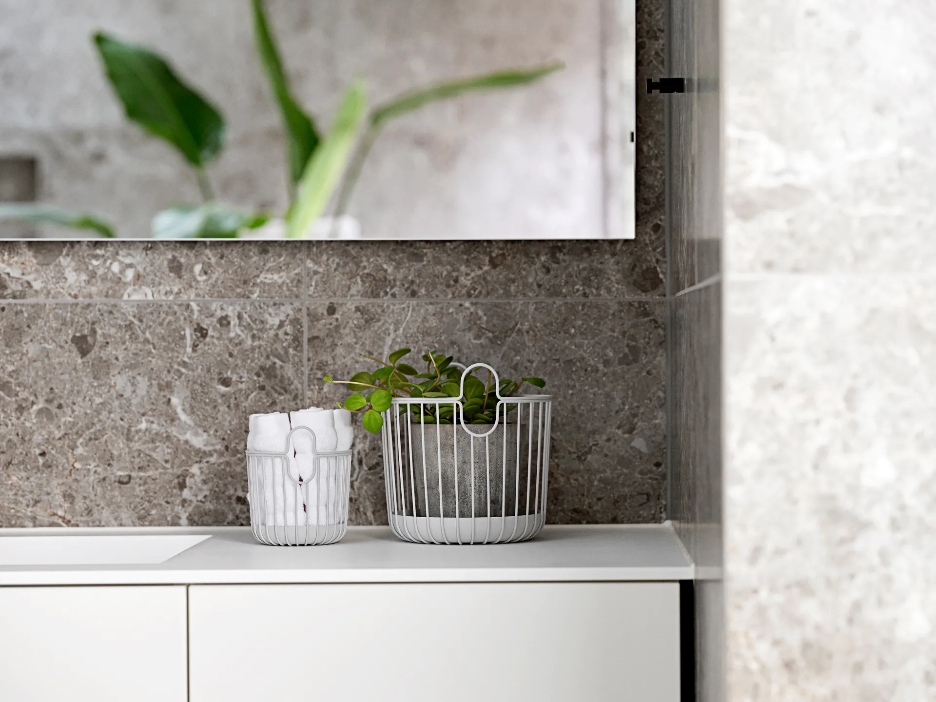 Inu mand 20x20 cm, Soft grey Zone Denmark