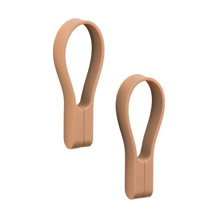 Loop handdoekhanger magnetisch 2-pack - Mandarine - Zone Denmark