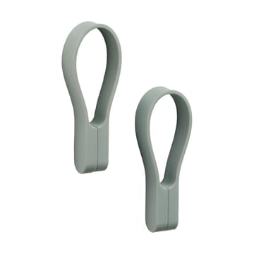Loop handdoekhanger magnetisch 2-pack - Matcha green - Zone Denmark