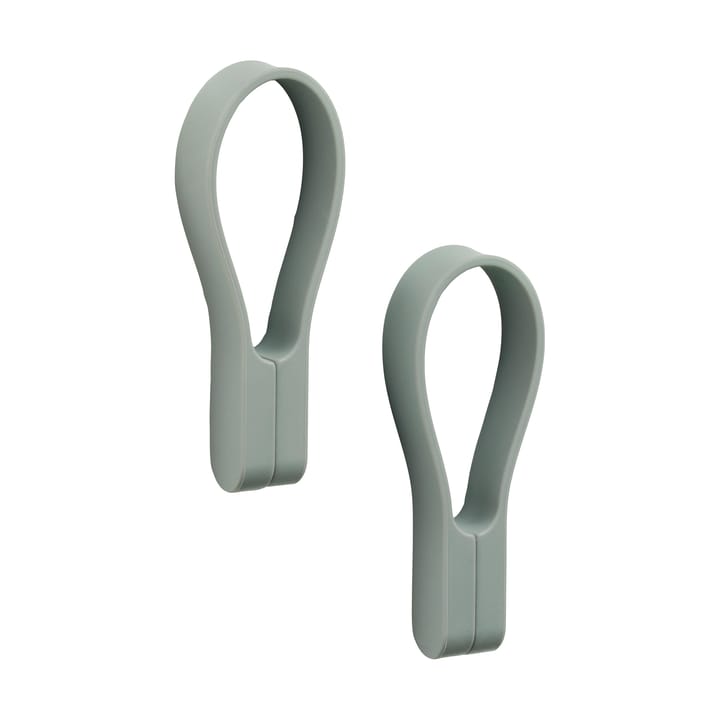 Loop handdoekhanger magnetisch 2-pack - Matcha green - Zone Denmark