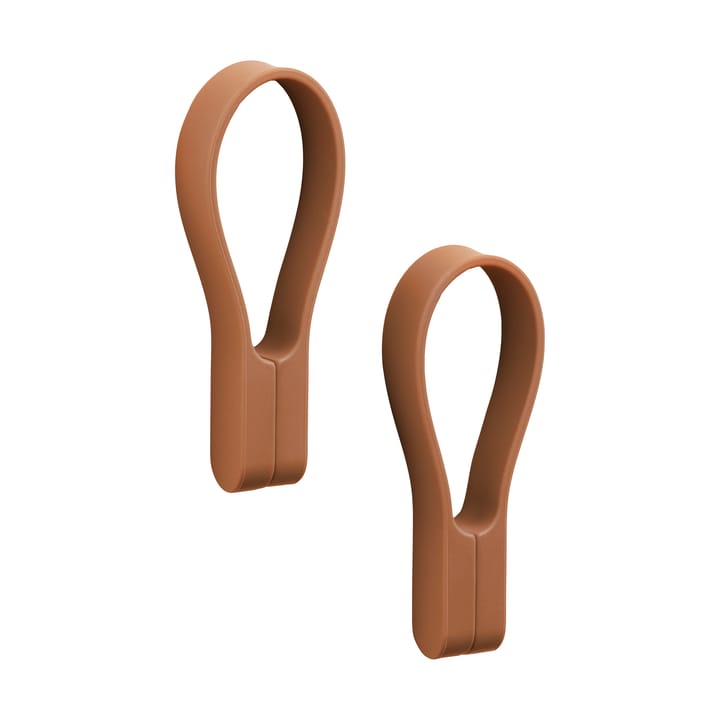 Loop handdoeklus magneet 2-pack - Terracotta - Zone Denmark