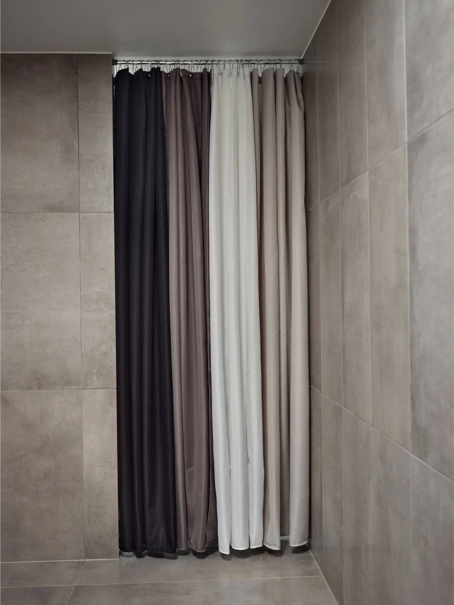 Lux douchegordijn, Soft grey, 180x220 cm Zone Denmark