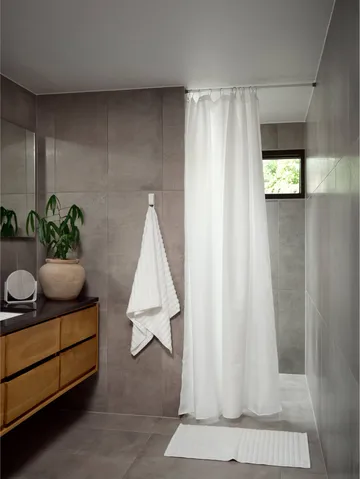 Lux douchegordijn - White, 180x220 cm - Zone Denmark