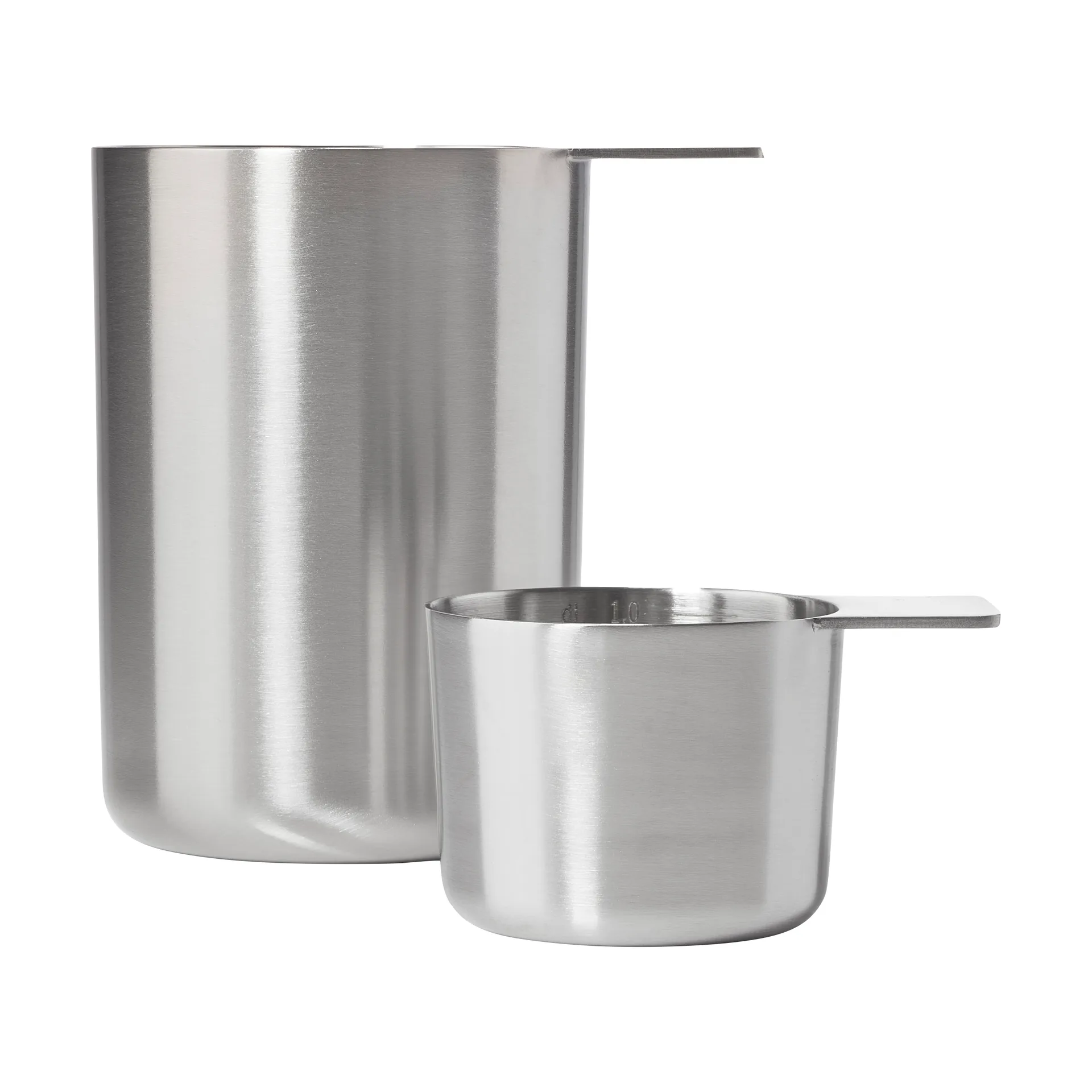 Maatbeker set 2-delig, Staal Zone Denmark