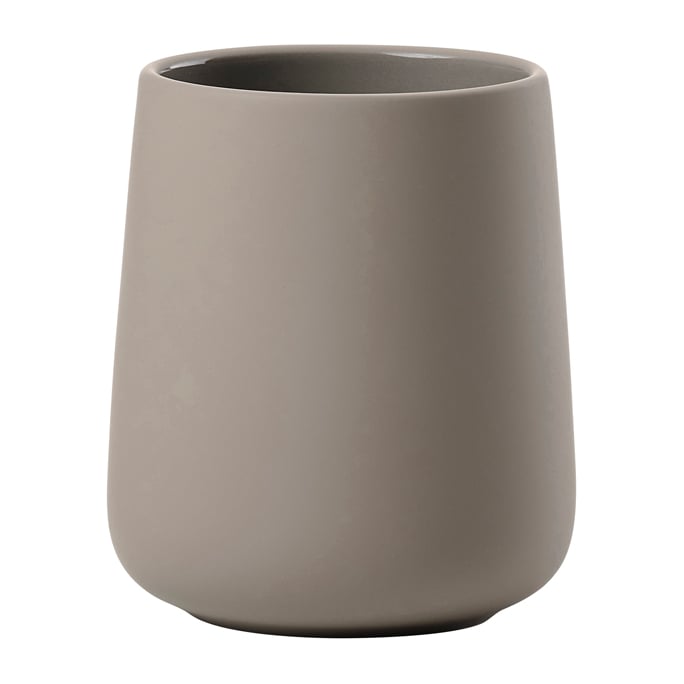 Zone Denmark Nova One tandenborstelbeker Taupe | Scandinavisch Interieur | Tandenborstelhouders | Bruin