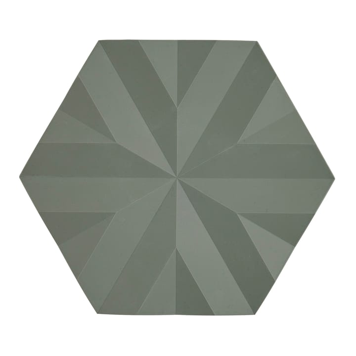 Ori Flake pannenonderzetter 14x16 cm - Olive taupe - Zone Denmark