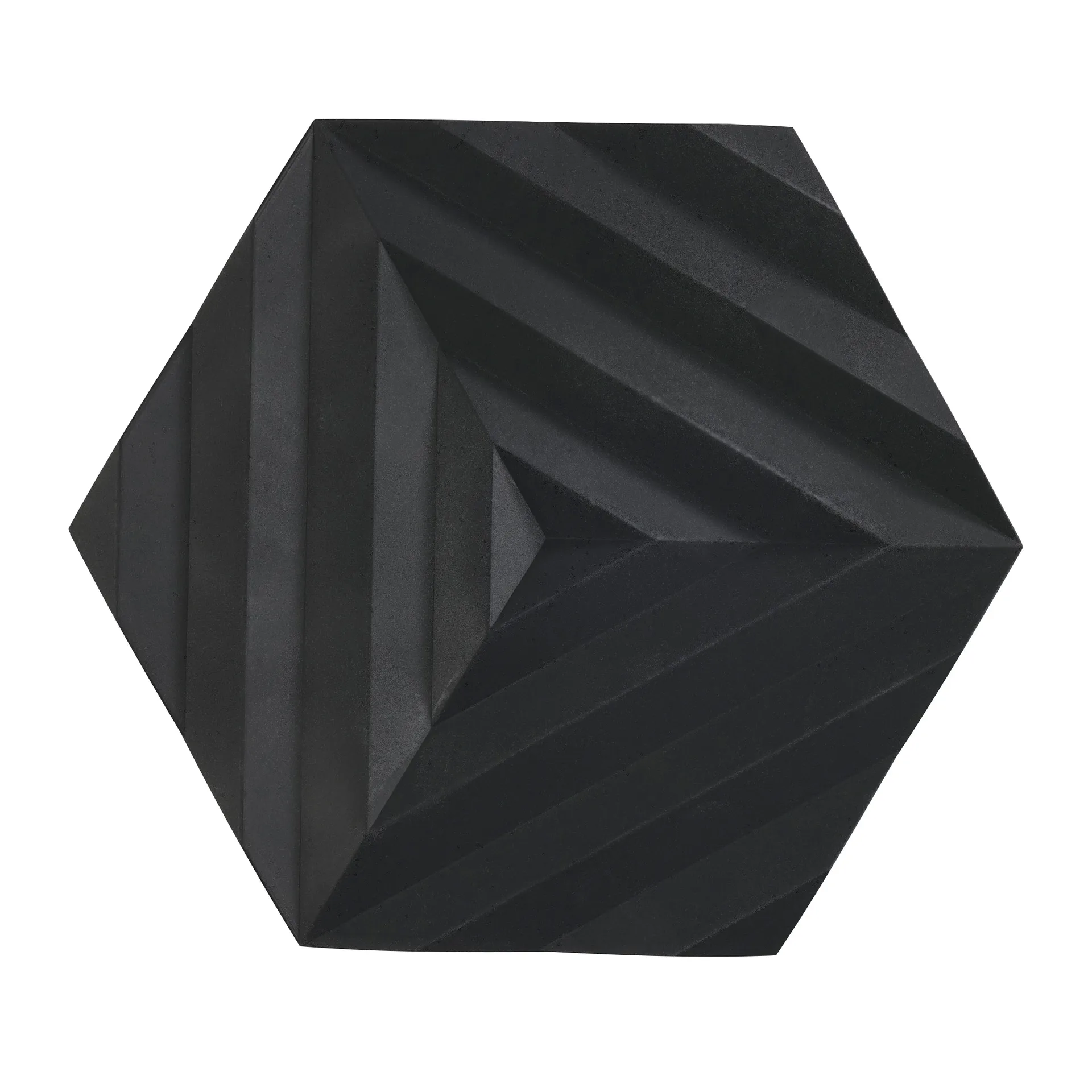Ori Fold pannenonderzetter 14x16 cm, Black Zone Denmark