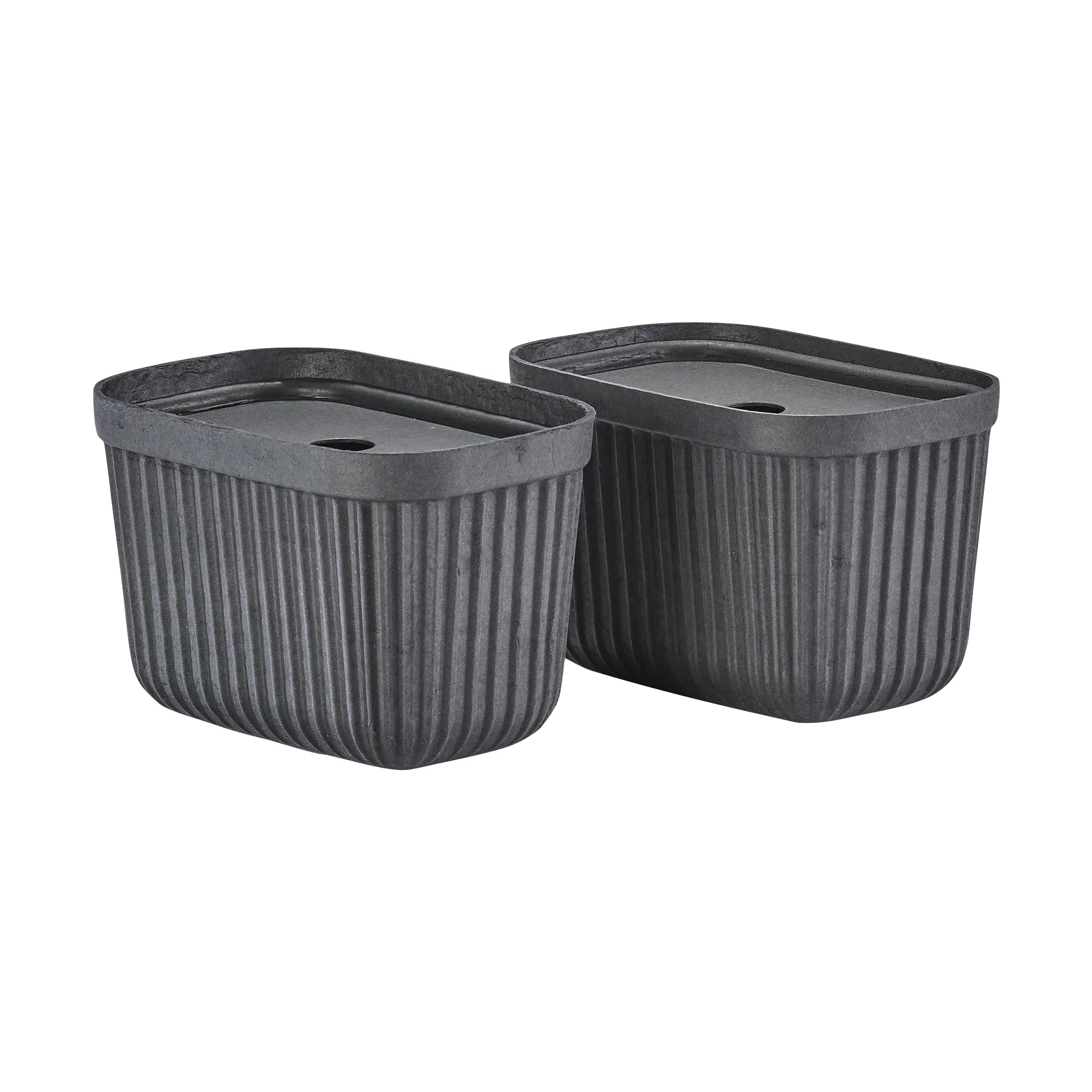 Pulp opbergdoos 15x23 cm 2-pack, Black Zone Denmark