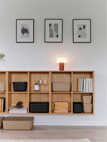 Pulp opbergdoos 15x23 cm 2-pack - Black - Zone Denmark