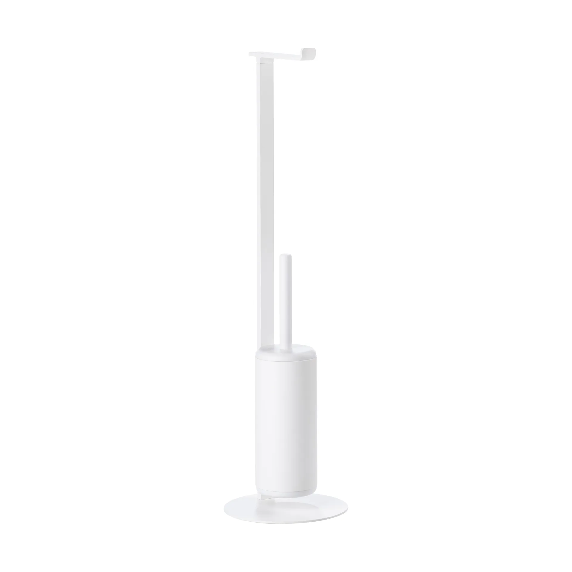 Rim toiletpapierhouder met borstel, wit Zone Denmark