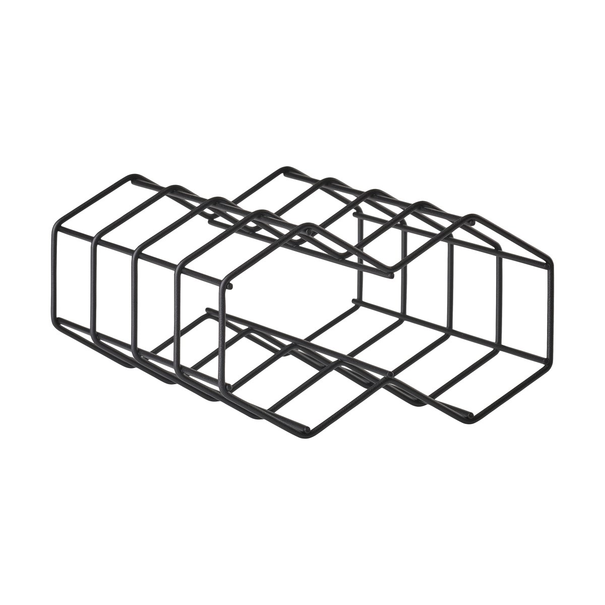 Zone Denmark Rocks wijnrek 19,5 cm Black | Scandinavisch Interieur | Zwart