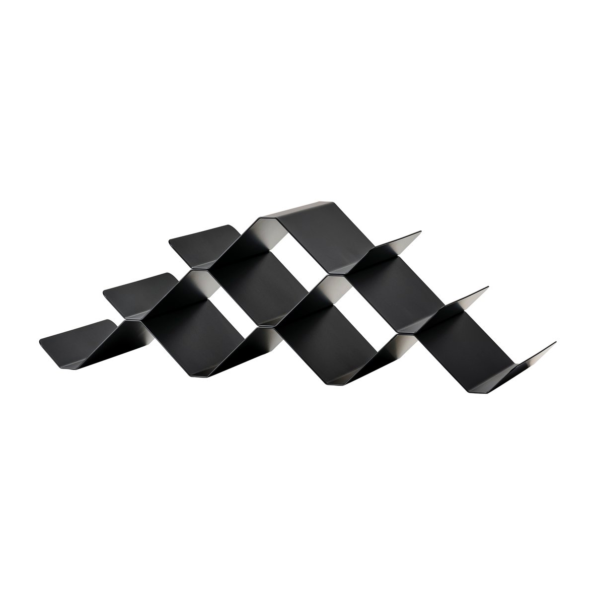 Zone Denmark Rocks wijnrek Black | Scandinavisch Interieur | Zwart