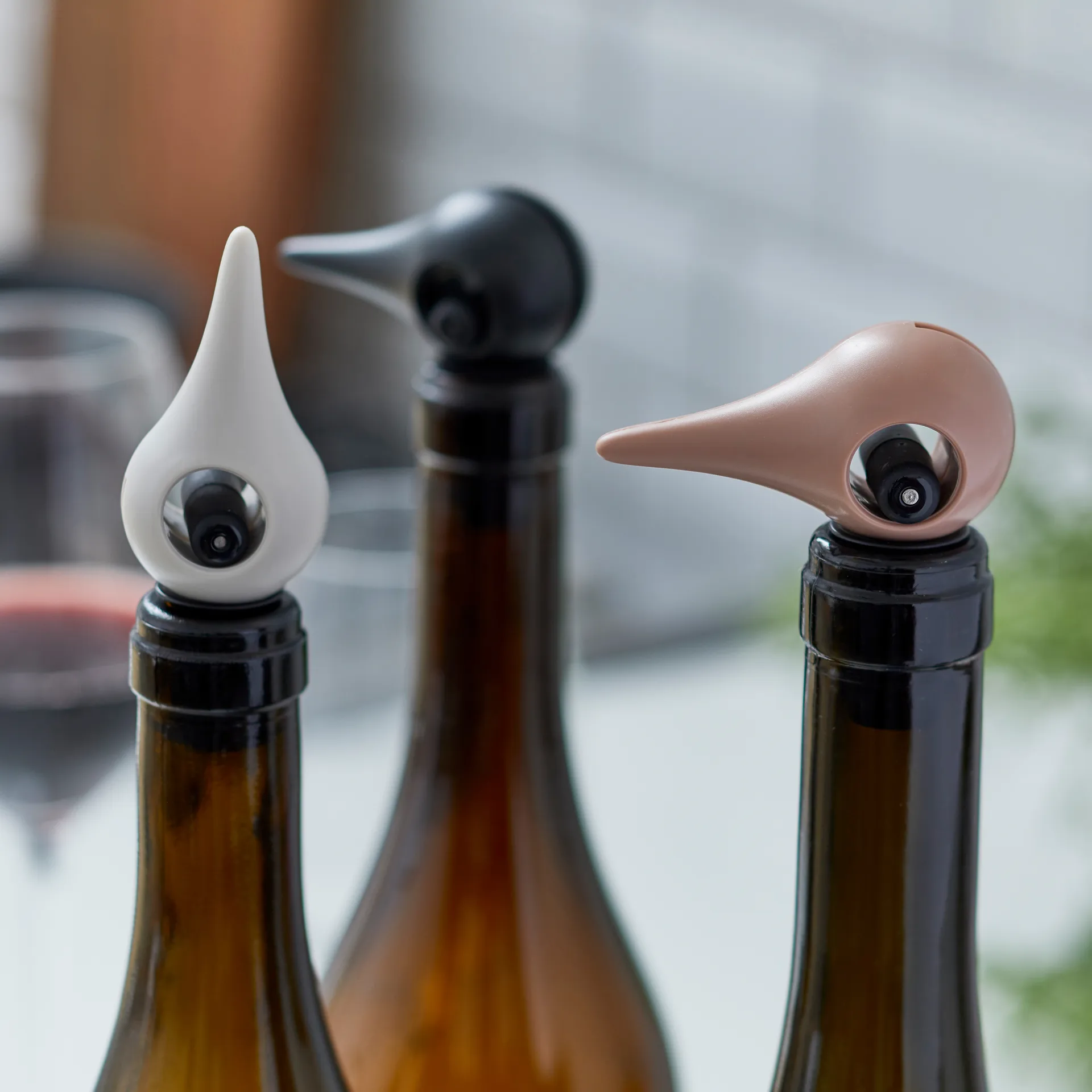 Rocks wijnstopper 3,2x6,4 cm, Warm grey Zone Denmark