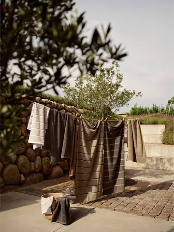 Sauna handdoek - Grey-blue fog-soft grey, 70x140 cm - Zone Denmark