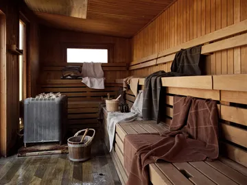 Sauna handdoek - Grey-blue fog-soft grey, 70x140 cm - Zone Denmark