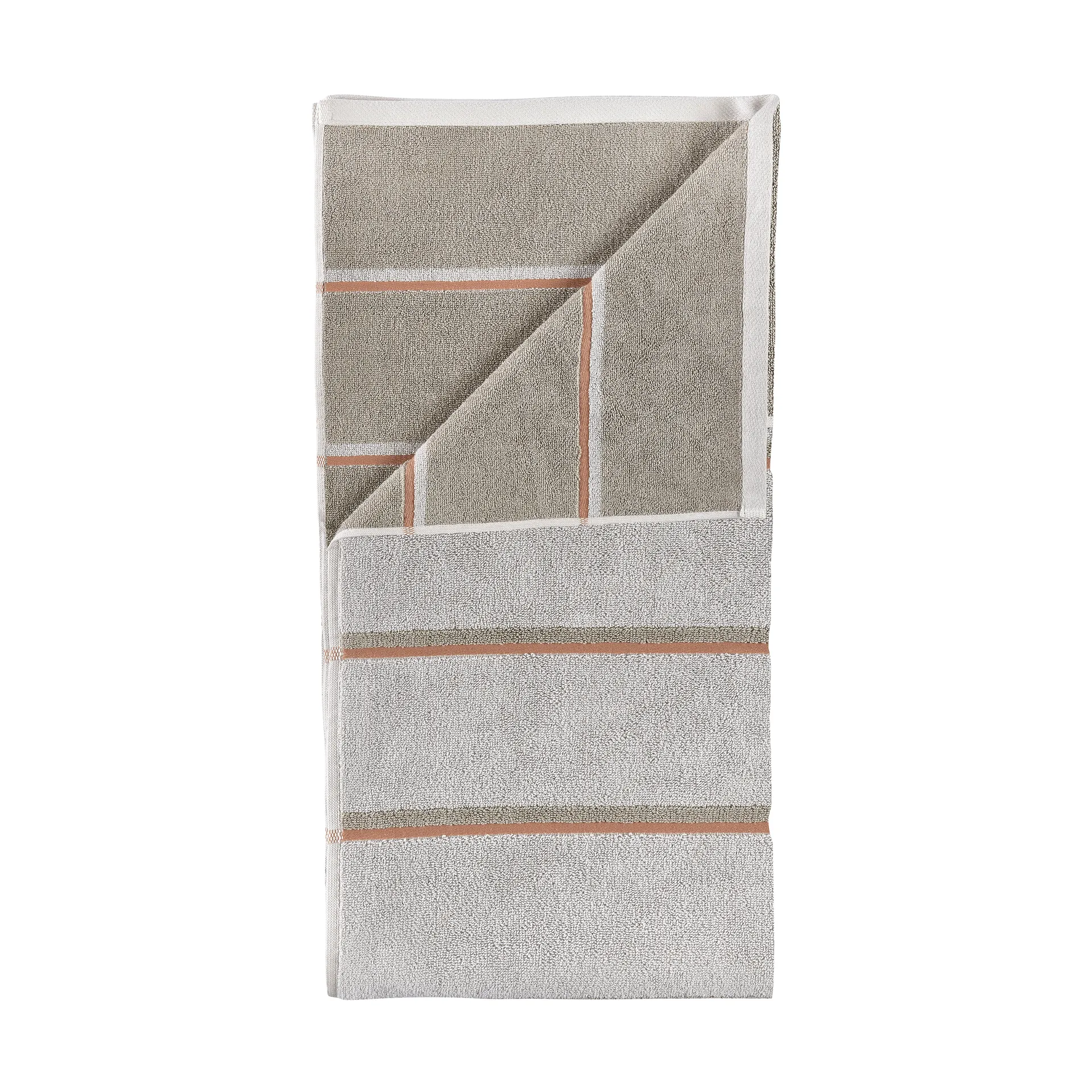 Sauna handdoek, Soft grey-eucalyptus-terracotta, 70x140 cm Zone Denmark