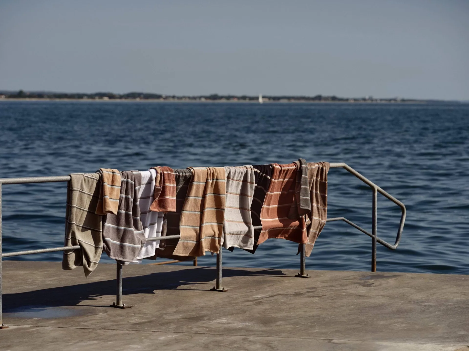 Sauna handdoek, Terracotta-camel-lupine, 50x100 cm Zone Denmark
