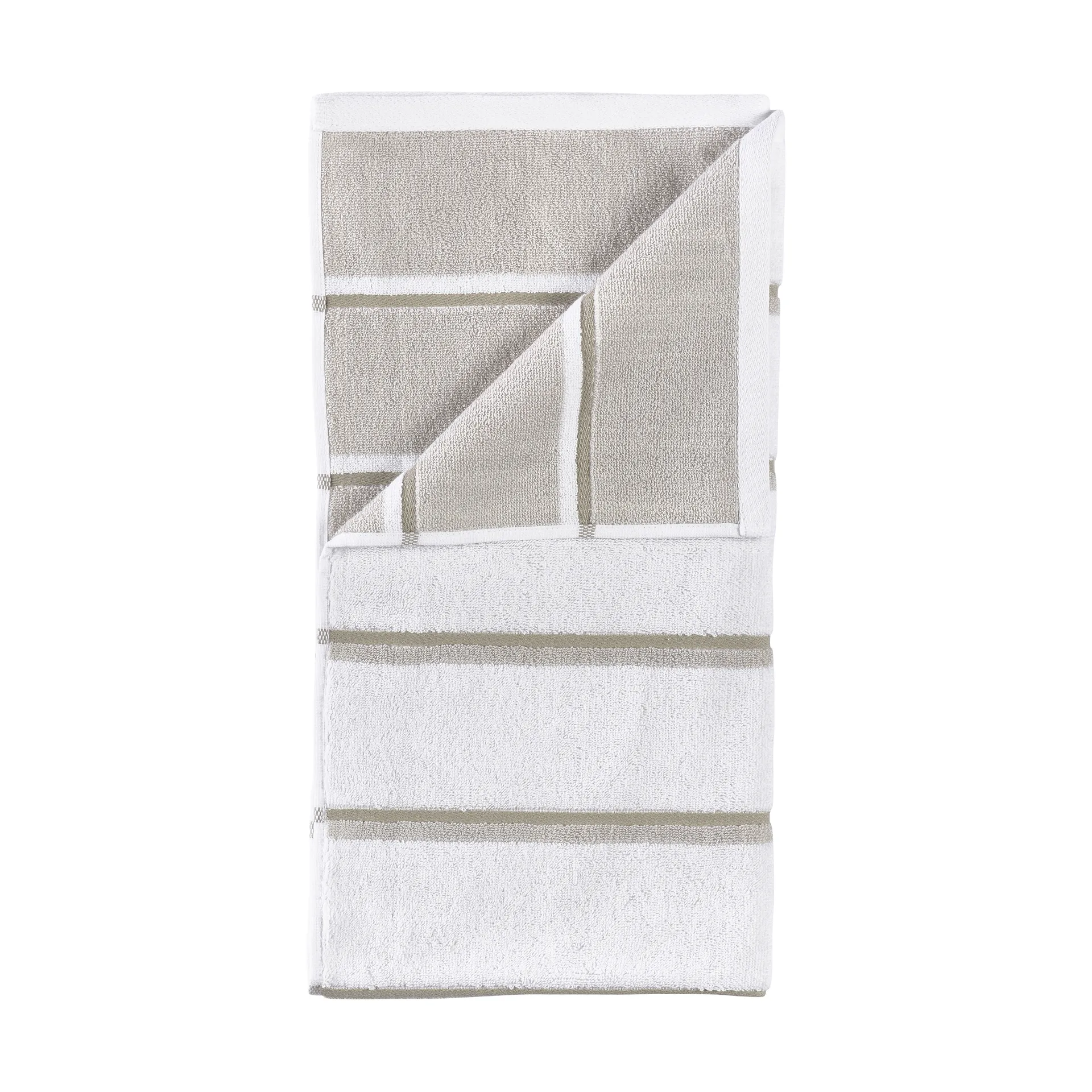 Sauna handdoek, White-soft grey-eucalyptus, 50x100 cm Zone Denmark