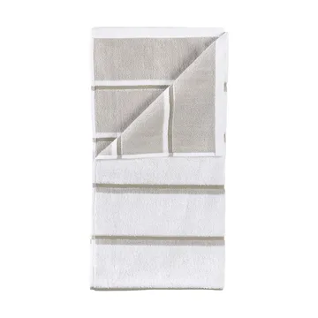Sauna handdoek - White-soft grey-eucalyptus, 50x100 cm - Zone Denmark