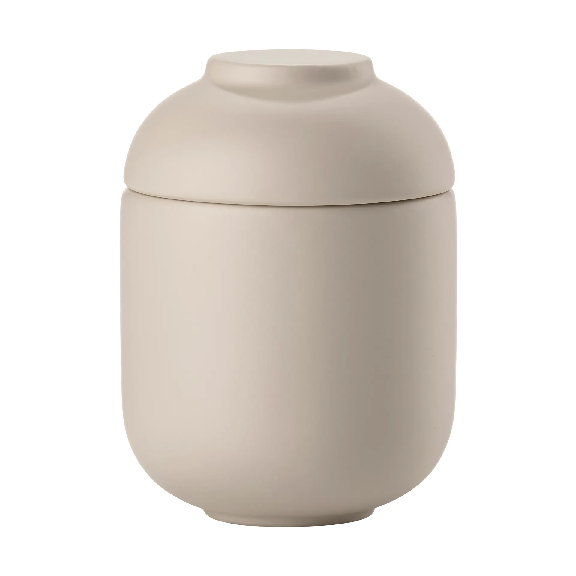 Sensu pot met deksel Ø6,5x9 cm, Sand Zone Denmark