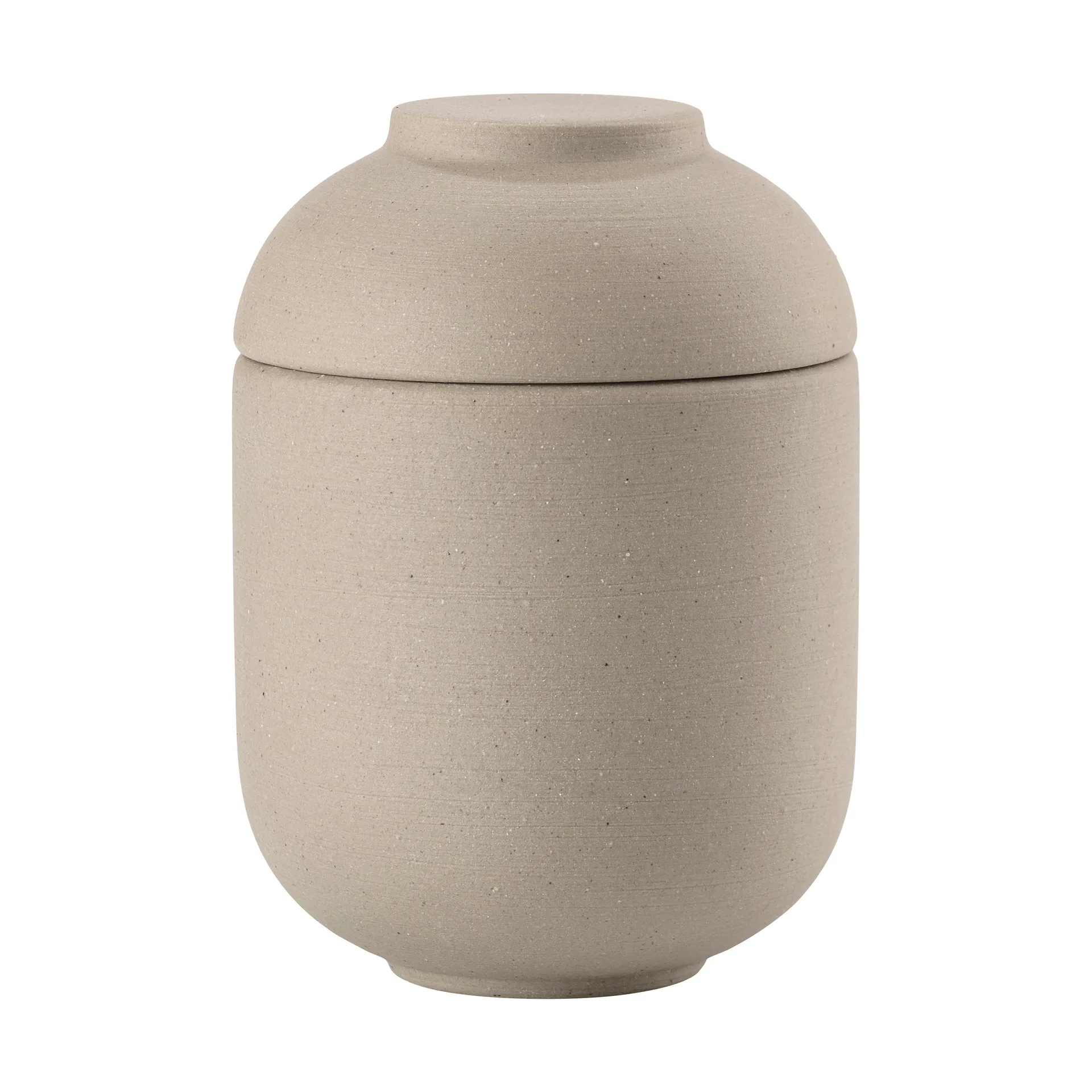 Sensu pot met deksel Ø6,5x9 cm, taupe Zone Denmark