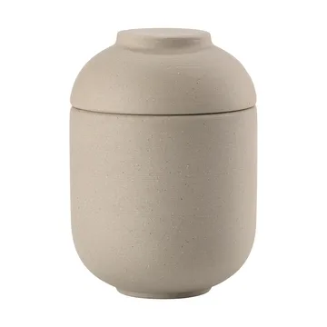 Sensu pot met deksel Ø6,5x9 cm - taupe - Zone Denmark