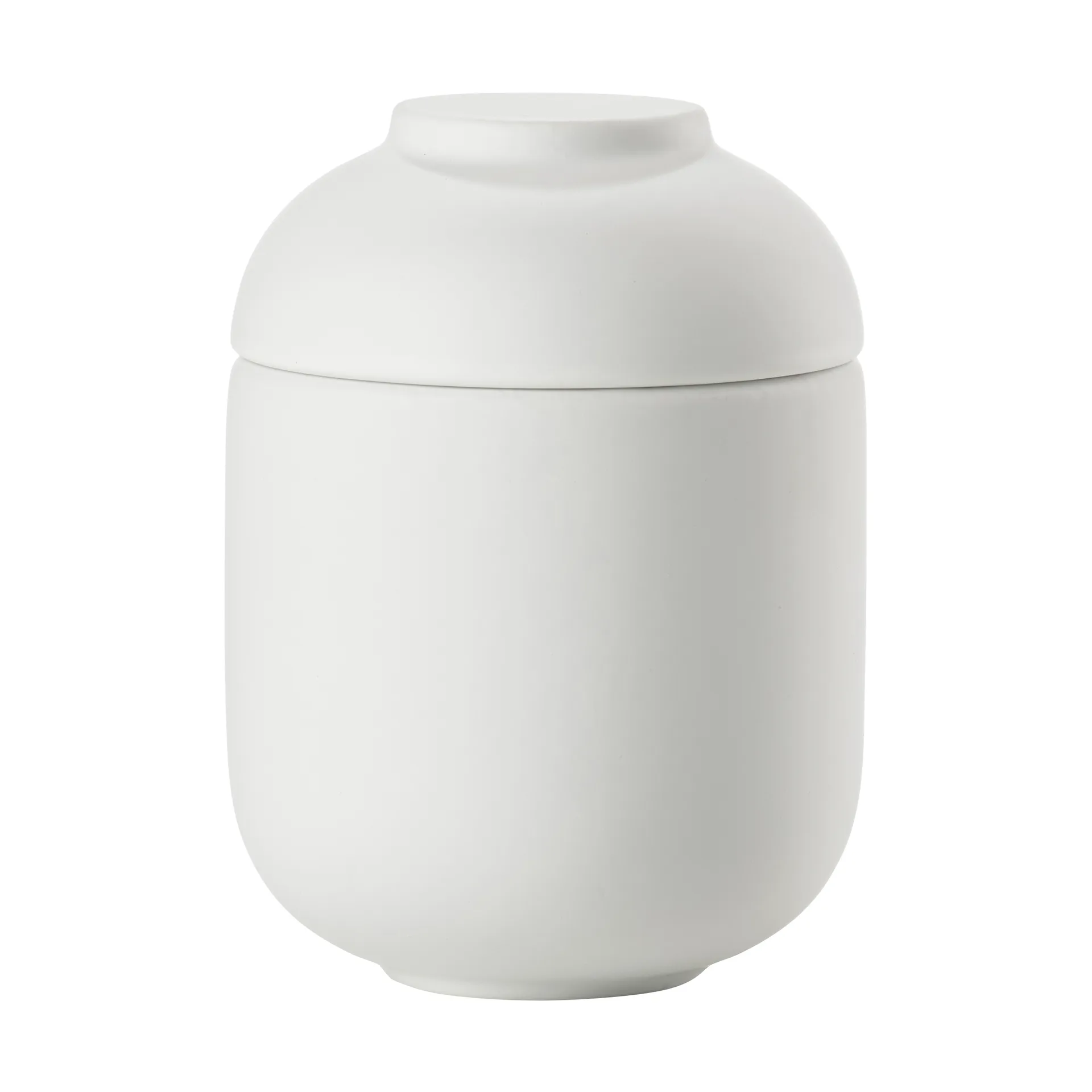 Sensu pot met deksel Ø6,5x9 cm, White Zone Denmark