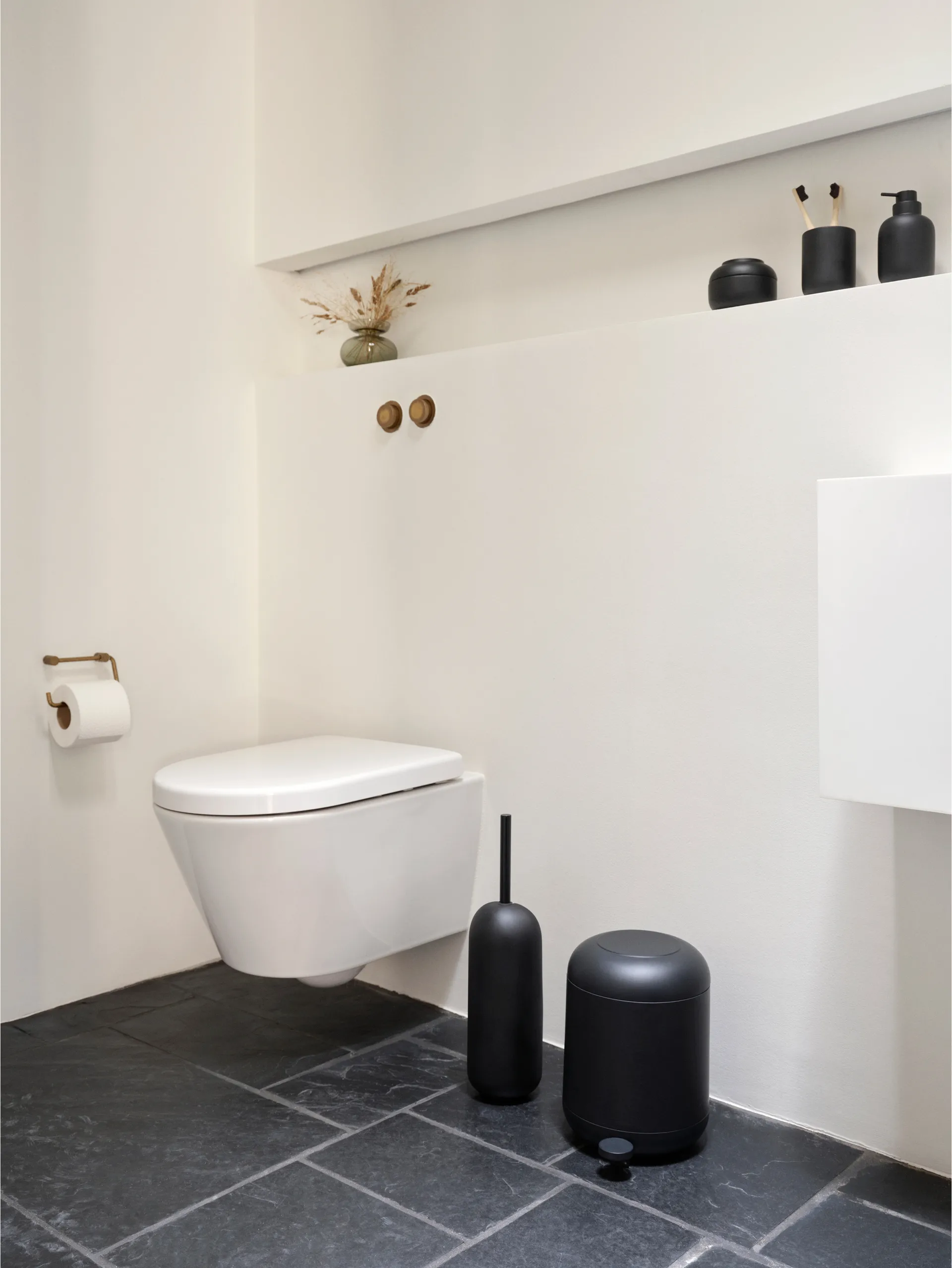 Sensu toiletborstel Ø11,8x41 cm, Black Zone Denmark
