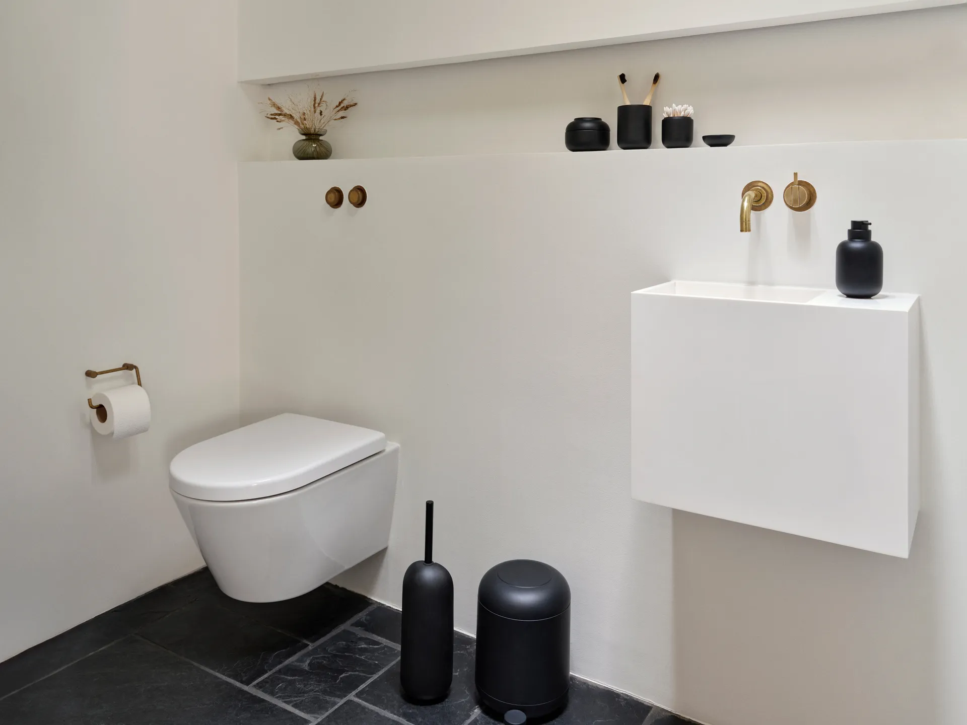 Sensu toiletborstel Ø11,8x41 cm, Black Zone Denmark