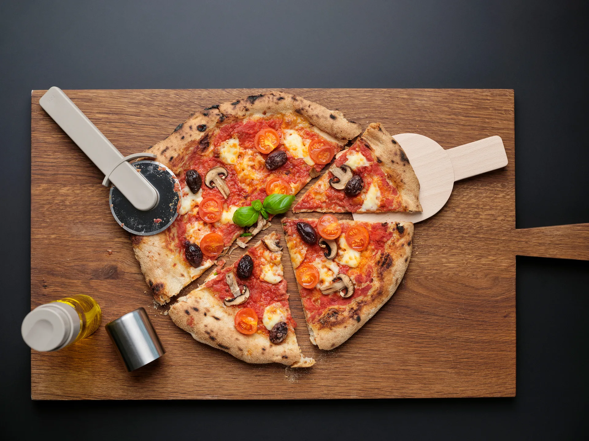 Single pizzaset 3-delig, Soft taupe Zone Denmark