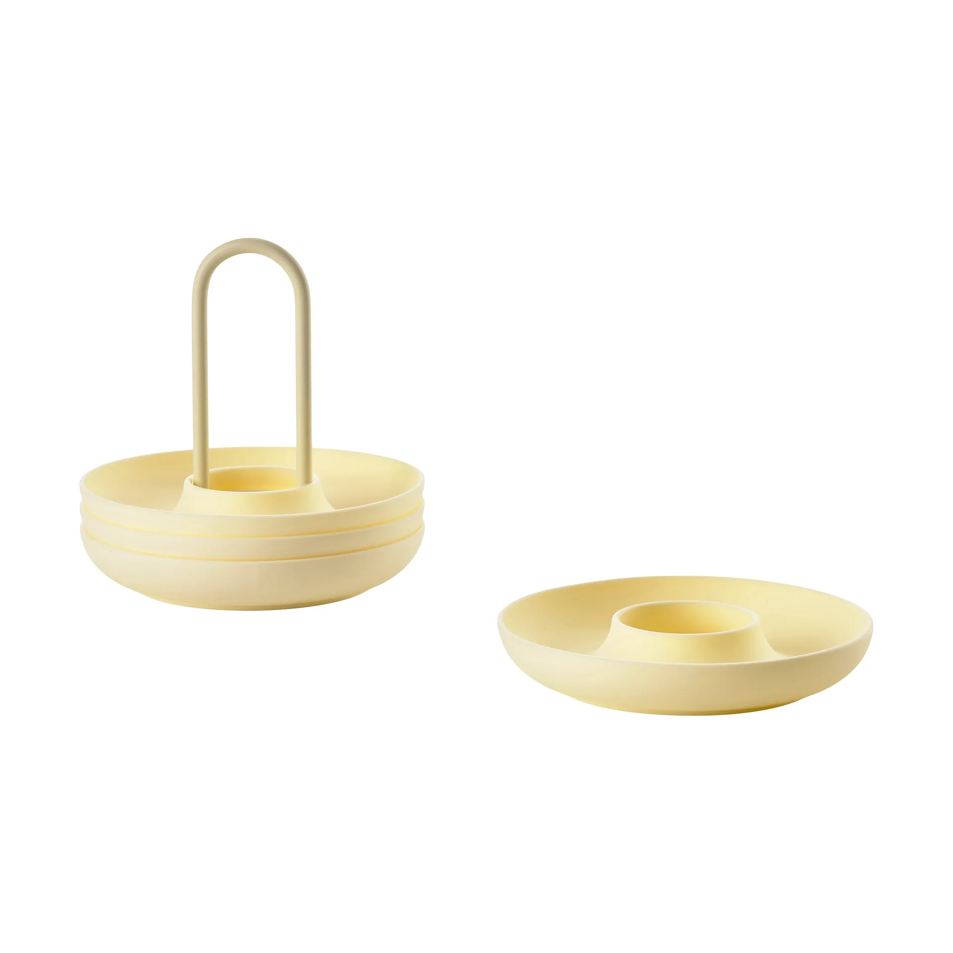 Singles eierdoppen 4-pack met houder, Limestone Zone Denmark