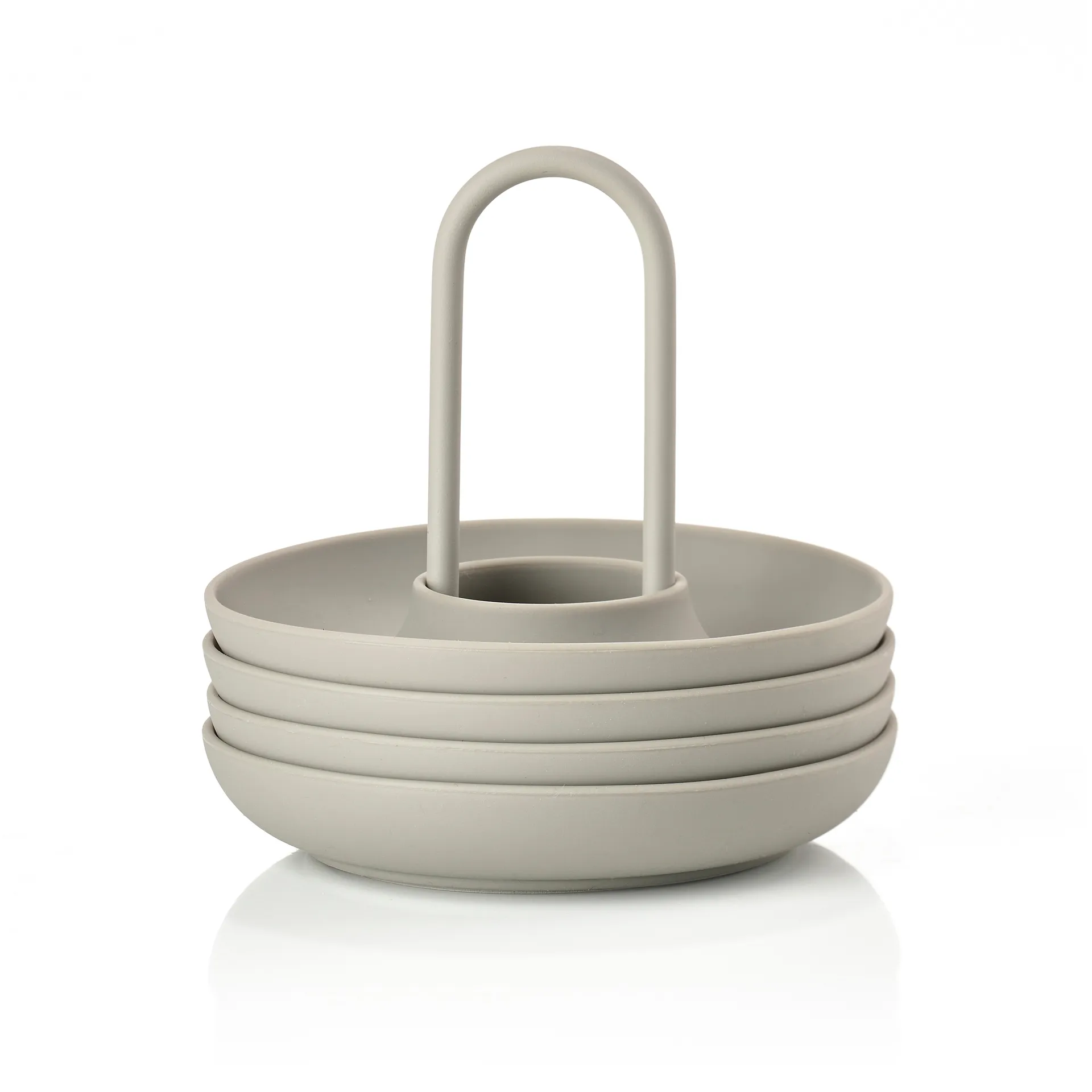 Singles eierdoppen 4-pack met houder, Mud Zone Denmark